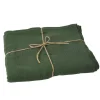 NAPPE GAZE DE COTON LAVABLE 1.3X2.4M VERT ANGLAIS