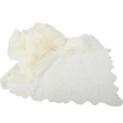 NAPPE HALLOWEEN DENTELLE BLANCHE 1.82X1.37M