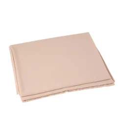 NAPPE MOUSSELINE SOIE EFFILOCHÉE 1.45X2.4M POUDRÉ
