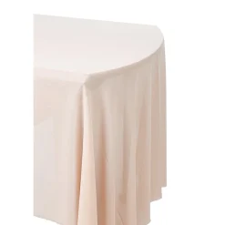 NAPPE MOUSSELINE SOIE EFFILOCHÉE 1.45X2.4M POUDRÉ