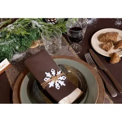 NAPPE PAPIER AIRLAID 25X1.2M CHOCOLAT