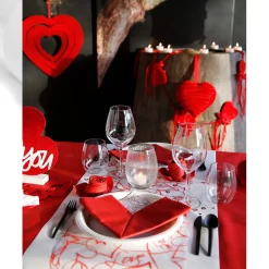 NAPPE PAPIER AIRLAID 25X1.2M ROUGE