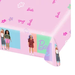 NAPPE PAPIER BARBIE SWEET LIFE 120X180CM ROSE