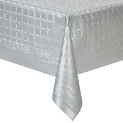 NAPPE PAPIER DAMASSÉ ROULEAU 1.18X20M ARGENT