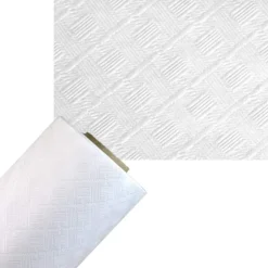 NAPPE PAPIER GAUFRÉ 50X1.2M BLANC