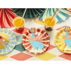 NAPPE PAPIER LOSANGES 180X120CM MULTICOLORE