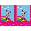NAPPE PLASTIQUE MINNIE RAINBOW 180X120CM ROSE