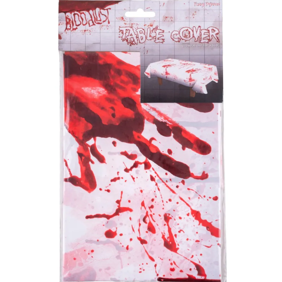 NAPPE PLASTIQUE SOIF DE SANG 270X136CM