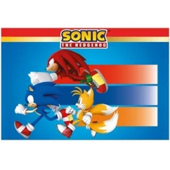 NAPPE PLASTIQUE SONIC SPEED 120X180CM BLEU