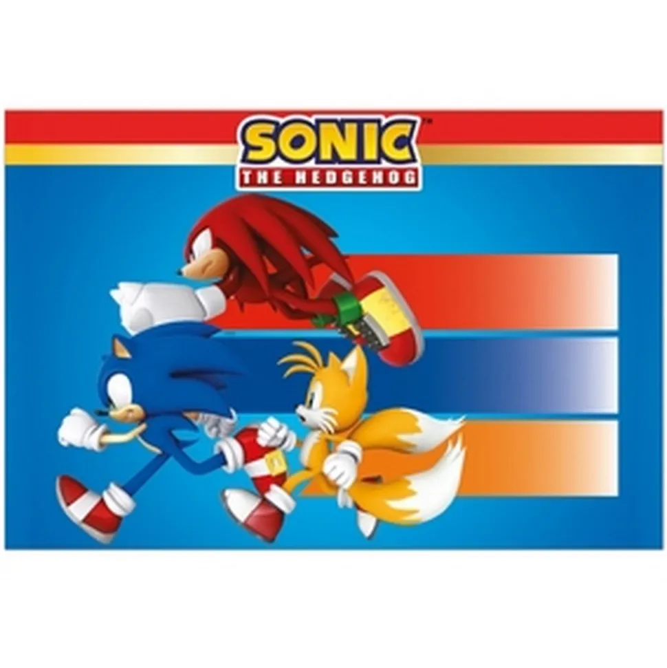 NAPPE PLASTIQUE SONIC SPEED 120X180CM BLEU