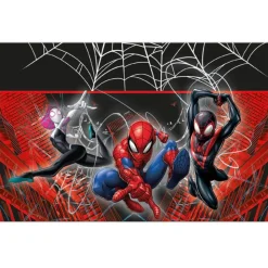 NAPPE PLASTIQUE SPIDERMAN WORLD OF WEBS 180X120CM