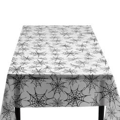 NAPPE PLASTIQUE TOILE AIRAIGNÉE 275X135CM GRIS