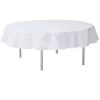 NAPPE RONDE PAPIER INTISSÉ 2.40M BLANC