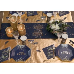 NAPPE SPUNBONG OPAQUE 1.20X5M OR MÉTAL