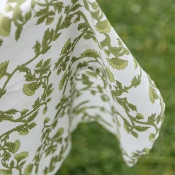 NAPPE TISSU LAVABLE BOTANIQUE 140X240CM PISTACHE