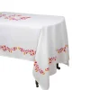 NAPPE TISSU LAVABLE PINK LEMONADE 1.4X2.4M BLANC
