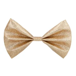NOEUD PAPILLON OR PAILLETÉ ADULTE