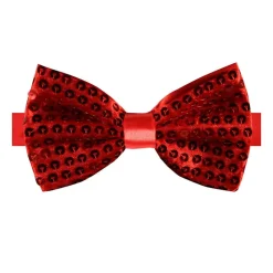 NUD PAPILLON COSTUME DISCO SEQUIN ROUGE HOMME