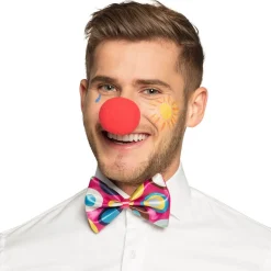 NUD PAPILLON MULTICOLORE CLOWN ADULTE
