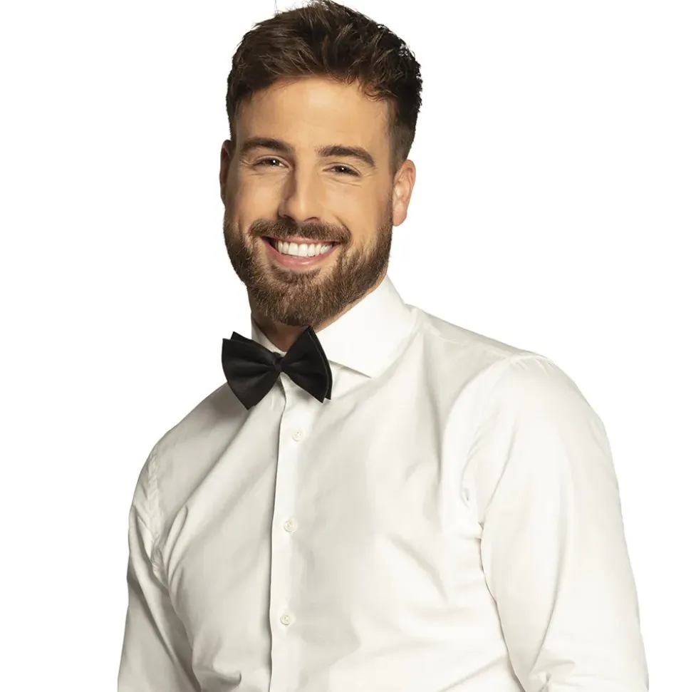 NUD PAPILLON POLYESTER NOIR ÉLASTIQUE ADULTE