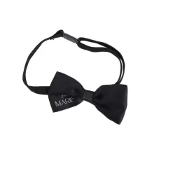 N?'UD PAPILLON SATIN NOIR LE MARIÉ AJUSTABLE HOMME