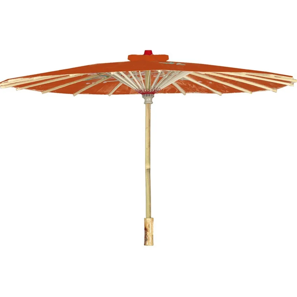 OMBRELLE JAPONAISE PAPIER CERISIER 82CM ROUGE