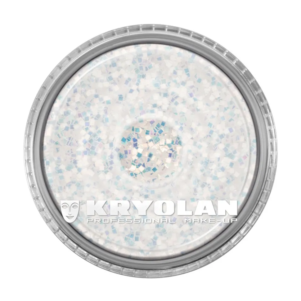 PAILLETTES ÉPAISSES 4G BLANC PERLÉ
