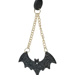 PAIRE BOUCLES D'OREILLES CHAUVE-SOURIS FEMME