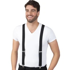 PAIRE DE BRETELLES NOIRES ADULTE