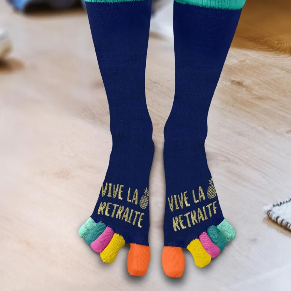 PAIRE DE CHAUSSETTES ORTEILS RETRAITE