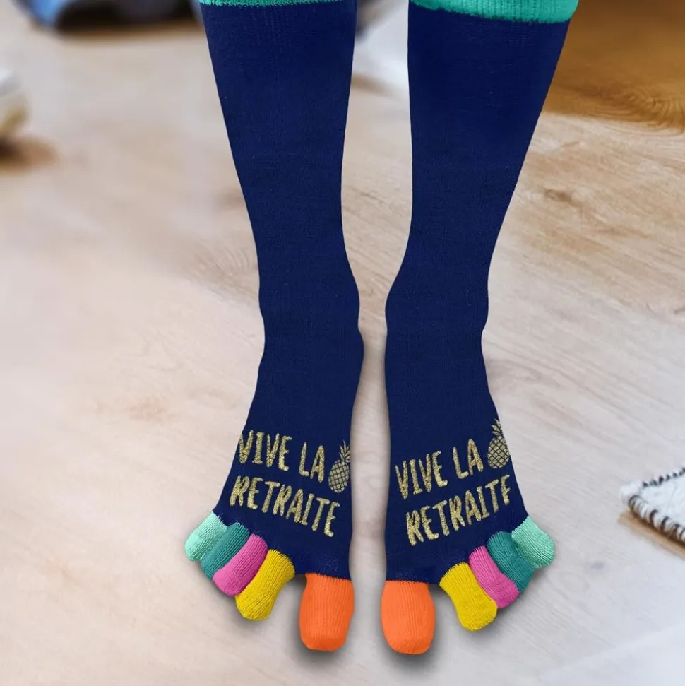 PAIRE DE CHAUSSETTES ORTEILS RETRAITE