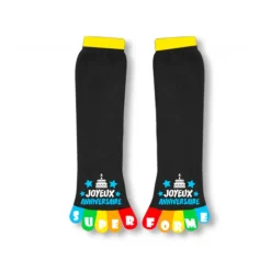 PAIRE DE CHAUSSETTES ORTEILS 1 AN DE PLUS NOIR