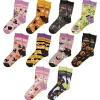 PAIRE DE CHAUSSETTES PAILLETTES HALLOWEEN FEMME