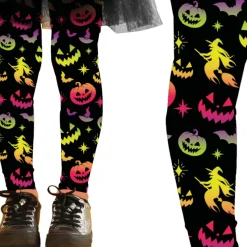 PAIRE DE COLLANTS HALLOWEEN MULTICOLORE FILLE