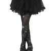 PAIRE DE COLLANTS TOILES D'ARAIGNÉE FILLE