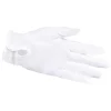 PAIRE DE GANTS BLANC COUTURES BOUTON ADULTE