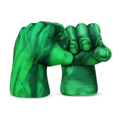 PAIRE DE GANTS BOXE POINGS MUSCLE VERT HULK ENFANT