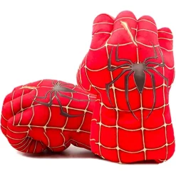 PAIRE DE GANTS BOXE POINGS MUSCLE SPIDERMAN ENFANT