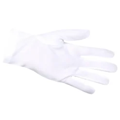 PAIRE DE GANTS 25CM BLANC ADULTE