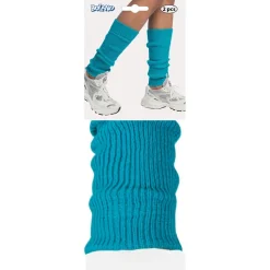 PAIRE DE JAMBIÈRES POLYESTER BLEU ADULTE