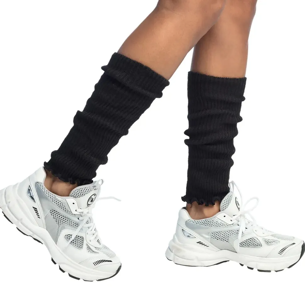 PAIRE DE JAMBIÈRES POLYESTER NOIR ADULTE