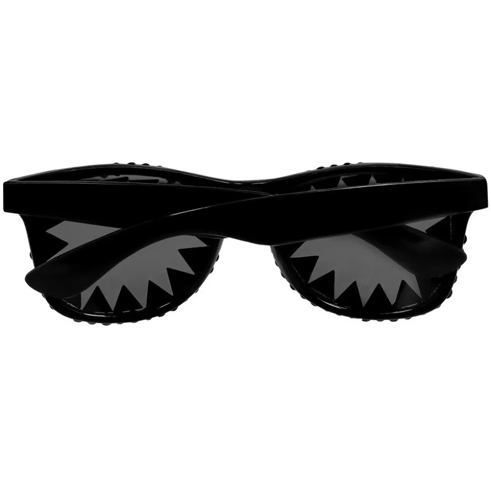 PAIRE DE LUNETTES ARGENT STRASS ROCK STAR ADULTE