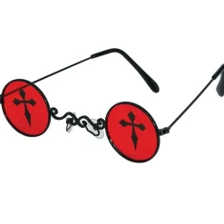PAIRE DE LUNETTES FESTIVES CROIX GOTHIQUE ADULTE