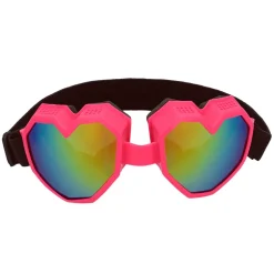 PAIRE DE LUNETTES FESTIVES CUR ROSE FLUO ADULTE