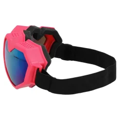PAIRE DE LUNETTES FESTIVES CUR ROSE FLUO ADULTE