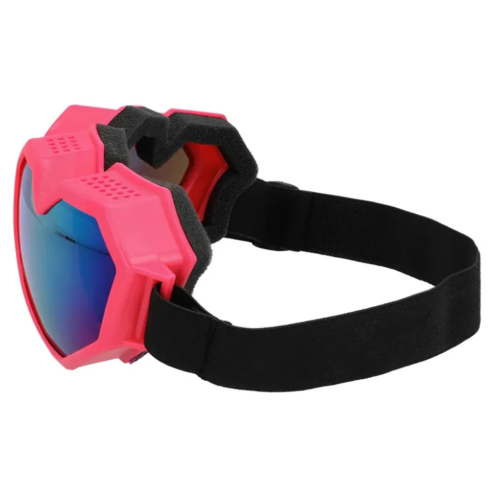 PAIRE DE LUNETTES FESTIVES CUR ROSE FLUO ADULTE