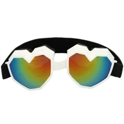 PAIRE DE LUNETTES FESTIVES CUR BLANC ADULTE