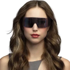 PAIRE DE LUNETTES FESTIVES CYBERNÉTIQUE ADULTE