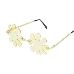 PAIRE DE LUNETTES FESTIVES FLEURS HIPPIE ADULTE