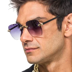 PAIRE DE LUNETTES FESTIVES FUMÉ NOIR ADULTE